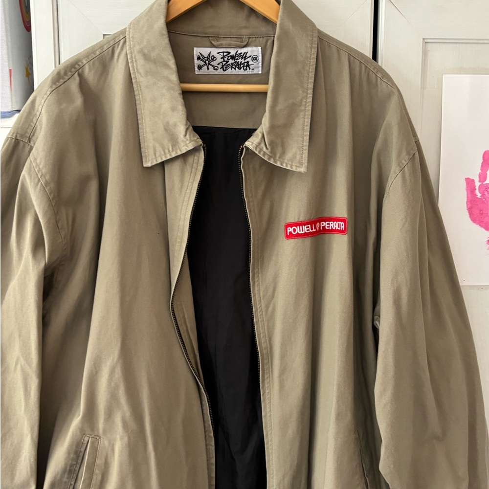 Powell Peralta Men's Lightweight Jacket - Tan - Picture 3 of 4
